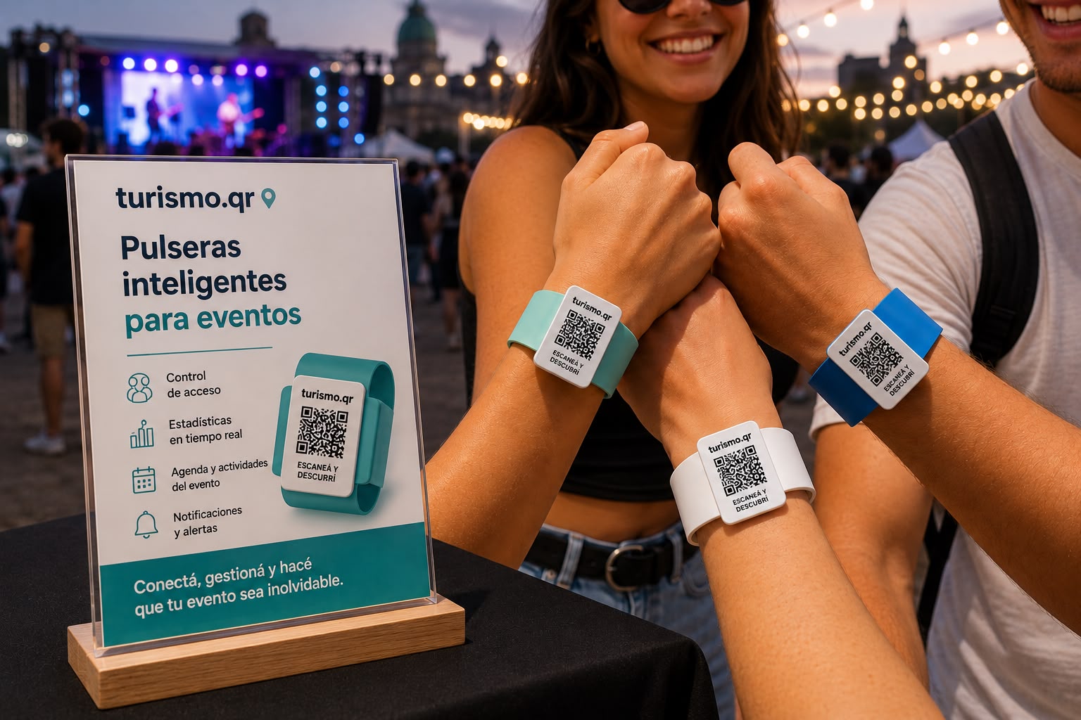 Pulseras y control QR